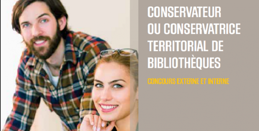 Concours conservateur et conservatrice de bibliothèques 2018 - Admissibles