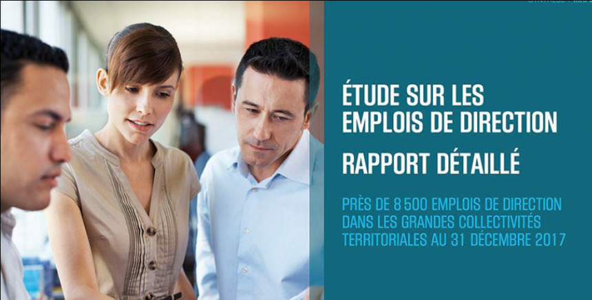 Emplois de direction dans les grandes collectivités territoriales au 31 décembre 2017
