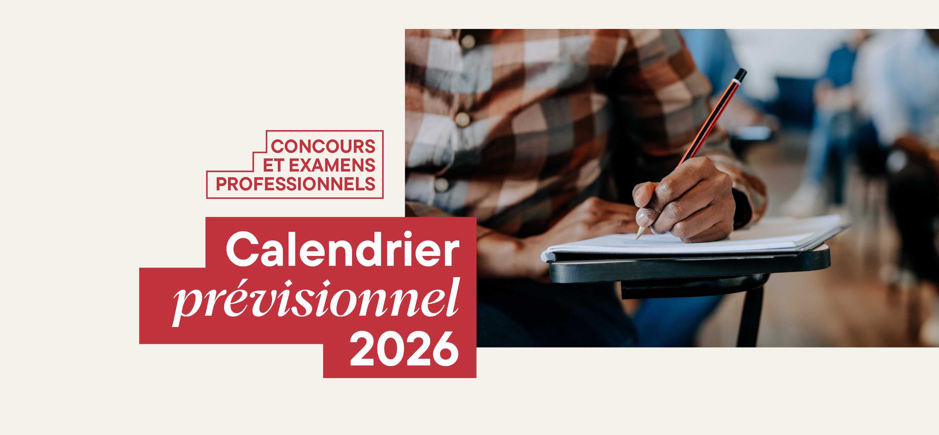 Visuel de : Calendrier des concours 2026