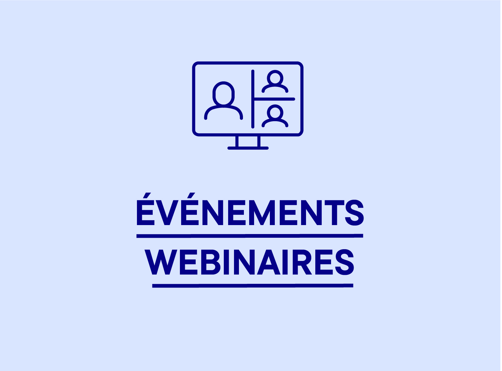 Evenements webinaires