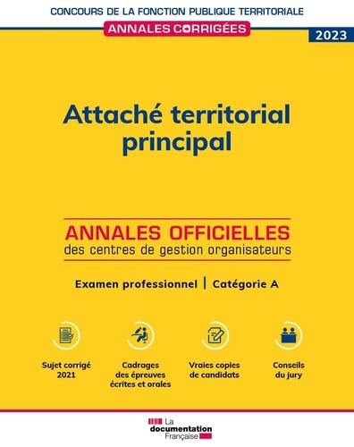 Annales corrigées - Attaché territorial principal