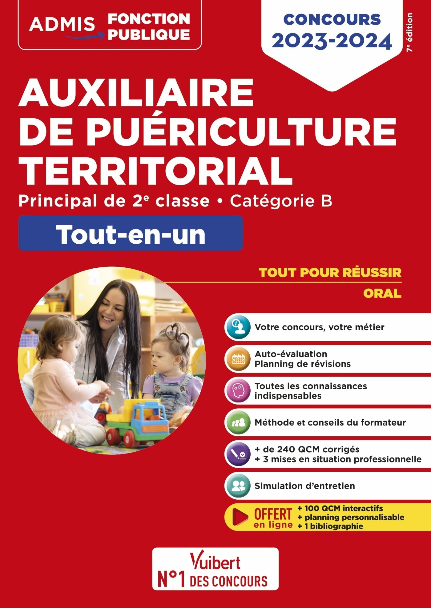 Auxiliaire de puériculture territorial vuibert