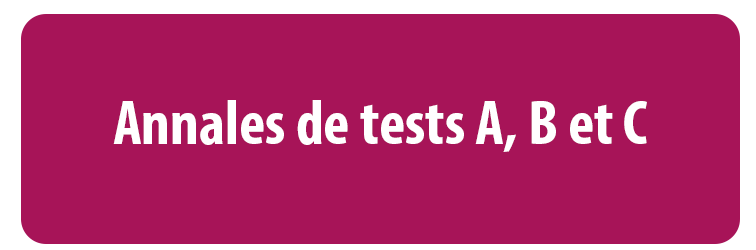 Bouton annales de tests