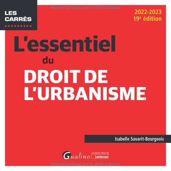 L'essentiel du droit de l'urbanisme