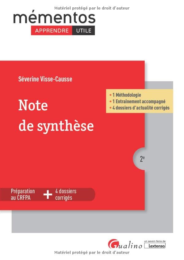 Note de synthèse gualino