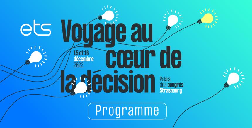 Visuel :  Le programme des ETS 2022