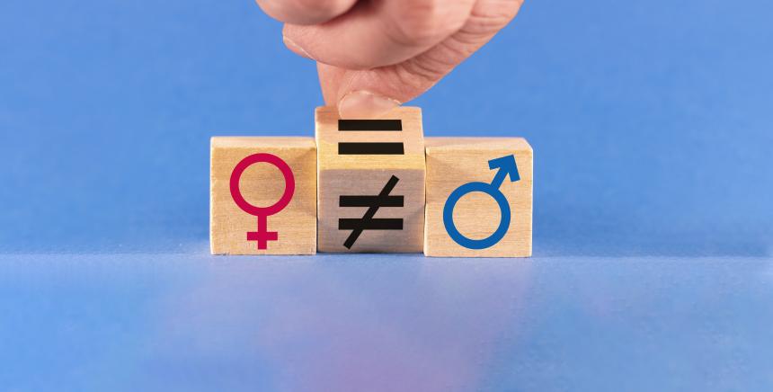 Visuel :  Promouvoir l’égalité femmes hommes