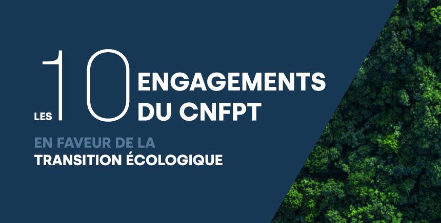Visuel :  10 engagements pour la transition écologique