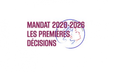 Les premières décisions - Mandat 2020-2026